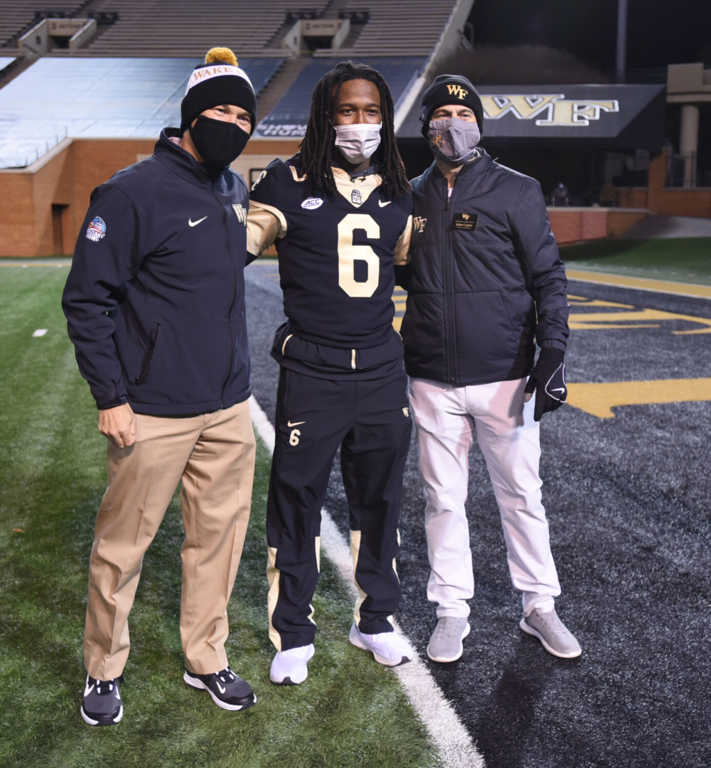 Wake Forest football senior night